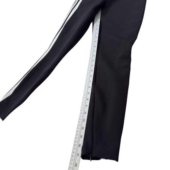 Cinq A Sept Kiana Racer Tuxedo Black And White Stripe Woman Pants Size 4 - Picture 5 of 8